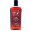 American Crew 3in1 Tea Tree, Shampoo Balsamo e Gel Doccia Uomo, Fragranza Fre...
