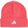 adidas Unisex - Bambini e Ragazzi Little Kids 3 Stripes Beanie Hat, Pure Turbo, XS-S