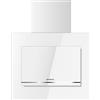 INFINITON ELECTRONICS CMPTRAL-BLC63 INFINITON - Cappa aspirante piramidale (bianco, larghezza 60 cm, 800 m3/h, decorativa, vetro temperato, pannello touch, luci LED)
