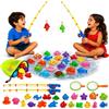 CozyBomB Gioco di Pesca Magnetico per Bambini 3 4 5 Anni 30 Pezzi Giocattoli da Bagne...