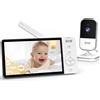 GHB Baby Monitor Video e Audio 5" 720P HD 5000mAh IPS Schermo, Telecamera Bam...