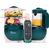 Babymoov Nutribaby+, Robot multifunzione 6 in 1, cuocivapore, frullatore, gra...