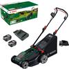 Bosch Rasaerba a batteria ROTAK18V243 larghezza di taglio 43 cm, altezza di t...