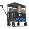 Sekey XXL Carrello Spiaggia con Tetto 150L 150KG, Carrello Pieghevole per Bam...