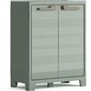 Keter Armadio 2 Ripiani Regolabili Realizzato In Resina Planet Outdoor Basso,...