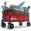 Sekey XXXL Carrello Spiaggia Ruote Grandi 300L 200KG, Carrello Pieghevole con...
