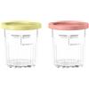 Ninja Creami XSKPNTLD2EUUK Confezione da 2 contenitori per gelato, compatibi...