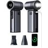 JISULIFE Ventilatore portatile palmare 5 in 1, 100 velocità, 9000 mAh max 25 ...