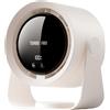 Wastou Ventilatore da Tavolo USB Ricaricabile con Display Digitale ，a 5 Veloc...