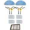 No Robot HEPA Roll Brush Mop Cloth per ABIR X5, X6, X8 Robot Aspirapolvere Ri7165