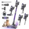 Redkey X18 Aspirapolvere Senza Fili 60Kpa/650W/80Min, 8in1 Scopa Eletrica Ver...