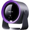 Wastou Ventilatore da Tavolo USB Ricaricabile con Display Digitale ，a 5 Veloc...