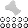 CENPEK 10 PZ Dischi Trasduttore per Dimplex Elettrico Fire Wall Elettrico Fir...