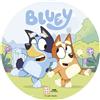 dekora - Decorazione per Torte di Compleanno Bluey, Cialda per Torta con Bing...