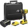 Stanley Fatmax V20 SFMCD721D2K-QW Trapano Avvitatore a Percussione Brushless 18V