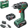 Bosch Trapano avvitatore a batteria UniversalDrill 18V60 2 batterie da 2,0 Ah...