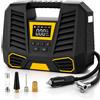 NLIGHTING Compressore Aria Portatile 150 PSI con Batteria da 2000mAh, Display...