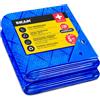 Bikain Telo Impermeabile esterno 3x5 metri 70g/m2 Rinforzato Occhielli An...