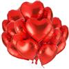 Meleager Palloncini Foil,30 pcs Palloncini Cuore Rosso 18 Pollici,Palloncini Cuore Sta...