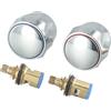 Drhomeam 2PCS Accessori per rubinetto per vasca da bagno doccia manopola sostituzione ...