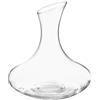 H&h Decanter Lara In Vetro Trasparente Bohemia Lt 1,2, Taglio Diagonale