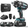 Seesii Avvitatore a Impulsi 1800Nm, 3/4'' Avvitatori a Massa Battente Brushle...