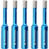 BRSCHNITT Punte Trapano Diamantate 6mm BRSCHNITT foretto diamantato per Gres Porcellana...