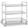 Royal Catering Carrello Portavivande Carrello di Servizio Carrello Cucina RCS...