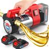 Mxmoonant Elettrica Pompa di Trasferimento Diesel, Autoadescante, Portatile, ...