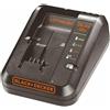 BLACK+DECKER, CARICABATTERIE X BATTERIE AL LITIO 18V 14,4V CARICA DA 1A. BD...