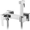Ibergrif Kit Doccetta Esterno per WC e Bidet, Acqua Calda e Fredda