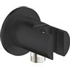 GROHE Vitalio Universal Presa d'acqua a muro con supporto doccia, nero opaco...