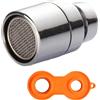Culinavog Set Di 2 Aeratore Rubinetto Bagno, Aeratore Per Rubinetto Girevole ...