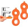 GENSMILE Chiave aeratore per rubinetto, chiave per aeratore, 2 chiavi per aeratore per...