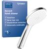 Duravit Universal Doccetta a mano, Doccia con getto Rain, Doccia a mano roton...