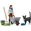 Schleich Horse Club - Kit di manutenzione con 12 tasche Emily, per bambini e bam