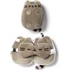 Puckator Pusheen The Cat Cuscino da Viaggio e Maschera per Occhi 2 in 1, Poli...