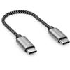 deleyCON 0,15m USB C Cavo Corto 100W Ricarica Rapida PD 3.0 C a C Cavo Rica...