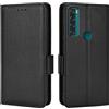 Topme Custodia in Pelle per TCL 20 SE 6.82" Inches, Cover per Telefono Serie...
