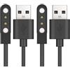 TUSITA 2Pezzi Magnetico Caricabatterie Compatibile con YAMAY SW022, AGPTEK LW...