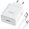 ETCMY 45W SUPERVOOC Caricatore Rapido con Cavo USB C 1M per Realme P3 14T 14 Pro 13...
