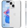 3P SPACE Super Sottile Custodia per iPhone, 0.3mm Ultra Slim Light Matte Cove...