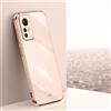 Not applicable Custodia TPU XINLI 6D Electroplate rosa per Xiaomi 12 Lite XINLI Straight Edge