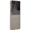 Samsung Kindsuit Case Custodia pieghevole elegante per Galaxy Z Flip7, Taupe