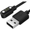 OcioDual Cavo USB di Ricarica 2 Pin Compatibile con Smartwatch Xiaomi Haylou ...