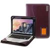Broonel Purple Leather Contour Case For ASUS ExpertBook P1 P1411 14"