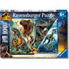 Ravensburger Puzzle Jurassic World, 100 Pezzi XXL Puzzle Bambini 6 Anni, Co...