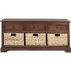 Safavieh Cassettiera moderna in legno con 3 cassetti