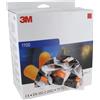 3M, 1100, Tappi per orecchie plasmabili in schiuma, confezione da 200 pezzi, ...