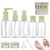 ZEBKEL 9 Pezzi Kit Viaggio Liquidi Aereo, Flaconi da Viaggio 100 ml per Shampoo e Lo...
